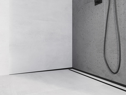 Mexen Line-B nástěnná spádová lišta 180 cm levá, černá - 187002180L