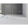 Mexen Line-B okapová lišta příčnopřisazená 120 cm pravá, nerez - 181002120R