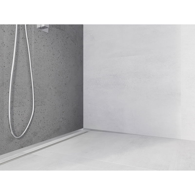 Mexen Line-B nástěnná spádová lišta 180 cm pravá, inox - 181002180R