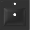 Mexen Otis umyvadlo zapuštěné do desky 46 x 46,5 cm, černý mat - 25184571