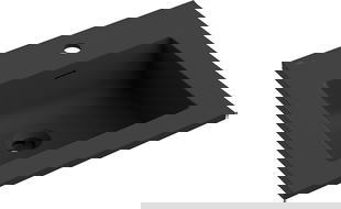 Mexen Otis umyvadlo zapuštěné do desky 46 x 46,5 cm, černý mat - 25184571