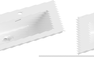 Mexen Otis umyvadlo zapuštěné do desky 46 x 46,5 cm, bílý lesk - 25184500