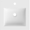 Mexen Otis umyvadlo zapuštěné do desky 46 x 46,5 cm, bílá mat - 25184501