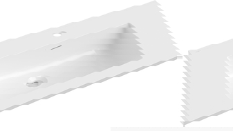 Mexen Otis umyvadlo zapuštěné do desky 71 x 46,5 cm, bílý lesk - 25187000