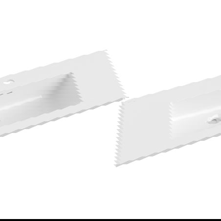 Mexen Otis umyvadlo zapuštěné do desky 81 x 46,5 cm, bílý lesk - 25188000