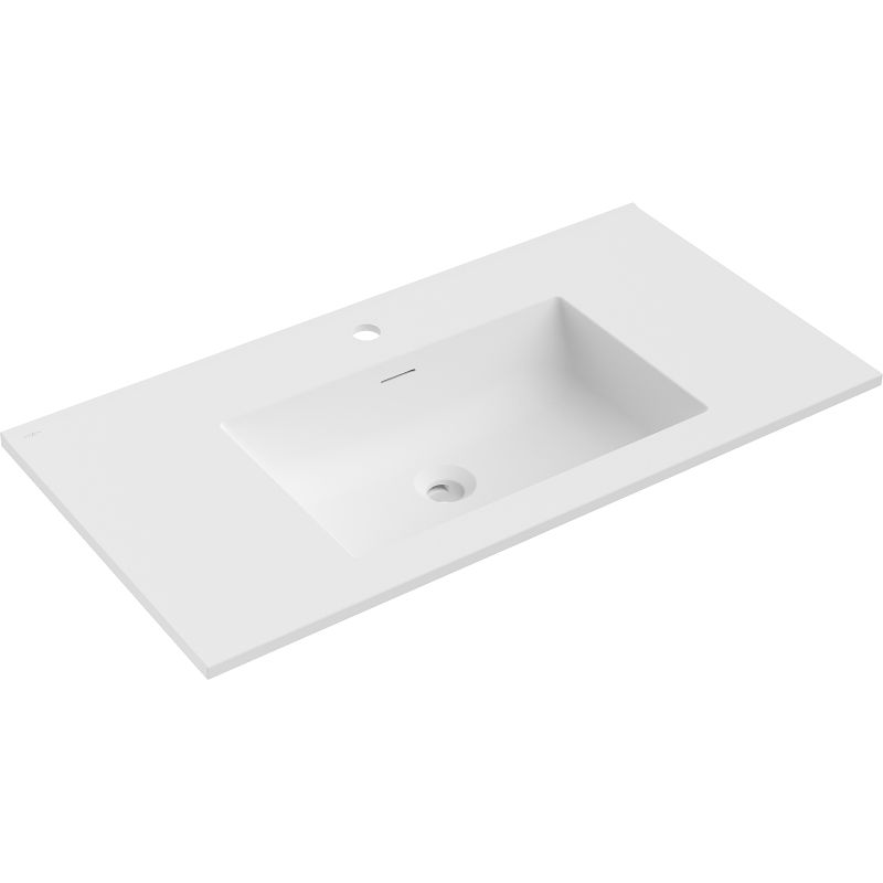 Mexen Otis umyvadlo zapuštěné v desce 91 x 46,5 cm, bílá mat - 25189001