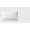 Mexen Otis umyvadlo zapuštěné do desky levé 91 x 46,5 cm, bílá mat - 25189001L