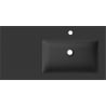 Mexen Otis umyvadlo zapuštěné do desky pravé 91 x 46,5 cm, černá mat - 25189071P