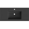 Mexen Otis umyvadlo zapuštěné do desky 101 x 46,5 cm, černý mat - 25181071
