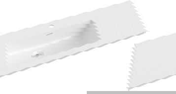 Mexen Otis umyvadlo zapuštěné do desky 101 x 46,5 cm, bílý lesk - 25181000