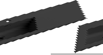 Mexen Otis umyvadlo zapuštěné do desky levé 101 x 46,5 cm, černá mat - 25181071L