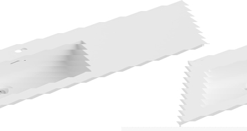 Mexen Otis umyvadlo zapuštěné do desky vlevo 101 x 46,5 cm, bílá mat - 25181001L