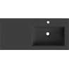 Mexen Otis umyvadlo zapuštěné v desku pravé 101 x 46,5 cm, černá mat - 25181071P