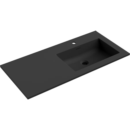Mexen Otis umyvadlo zapuštěné v desku pravé 101 x 46,5 cm, černá mat - 25181071P