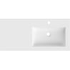Mexen Otis umyvadlo zapuštěné v desce pravé 101 x 46,5 cm, bílá matná - 25181001P