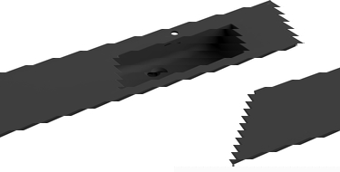 Mexen Otis umyvadlo zapuštěné do desky pravé 141 x 46,5 cm, černá matná - 25181471P