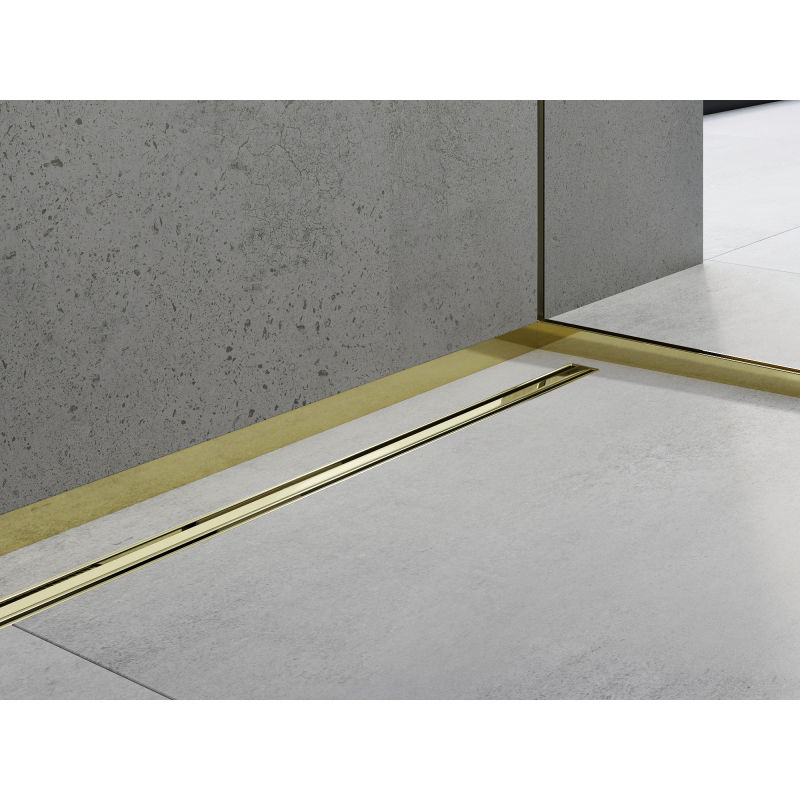 Mexen Line-B čelní sprchová lišta 130 cm, zlatá - 185003130U