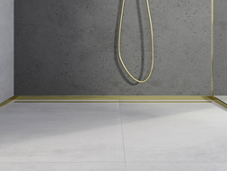 Mexen Line-B čelní sprchová lišta 130 cm, zlatá - 185003130U