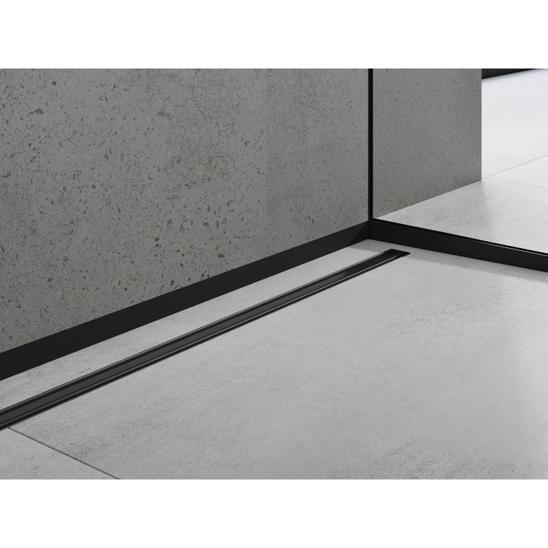 Mexen Line-B čelní sprchová lišta 130 cm, černá - 187003130U