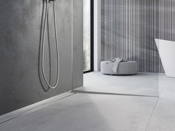 Mexen Line-B odtoková lišta na sklo 120 cm pravá, inox - 181004120R