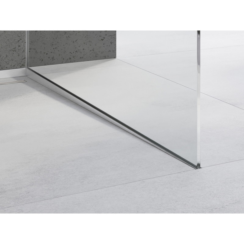 Mexen Line-B odtoková lišta na sklo 120 cm pravá, inox - 181004120R