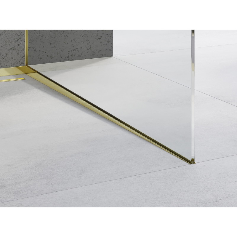 Mexen Line-B odkapávací lišta na sklo 180 cm pravá, zlatá - 185004180R