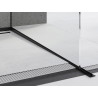 Mexen Line-B spádová lišta na sklo 120 cm pravá, černá - 187004120R