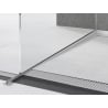 Mexen Line-B spádová lišta pro sklo 120 cm levá, inox - 181004120L
