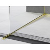 Mexen Line-B skloněná lišta pro sklo 180 cm levá, zlatá - 185004180L