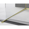 Mexen Line-B spádový profil pro sklo 120 cm levý, zlatý kartáčovaný - 185504120L