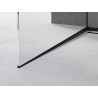 Mexen Line-B spádová lišta ke sklu 180 cm levá, černá - 187004180L