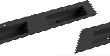 Mexen Otis dvojumyvadlo zapuštěné do desky 141 x 46,5 cm, černá mat - 25181471D