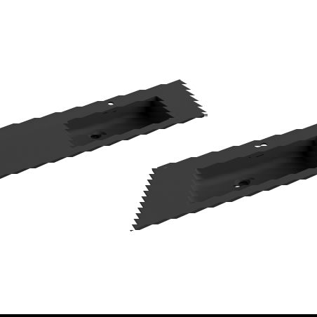 Mexen Otis dvojumyvadlo zapuštěné v desce 161 x 46,5 cm, černá mat - 25181671D