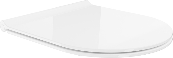 Mexen zpomalující prkénko slim, duroplast, bílý lesk - 39050100