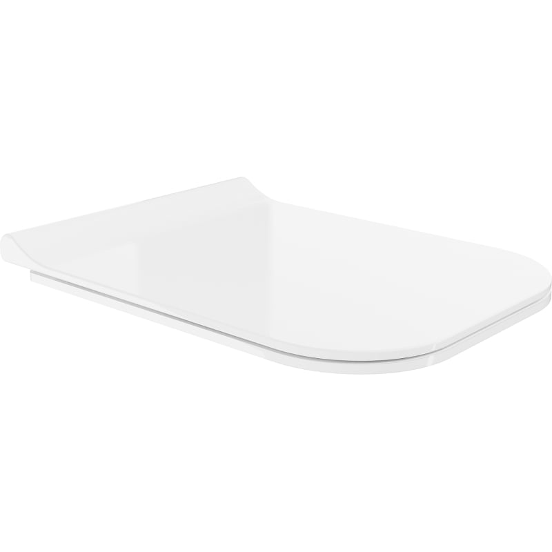 Mexen sedátko wolnoopadající slim, duroplast, bílý lesk - 39070100