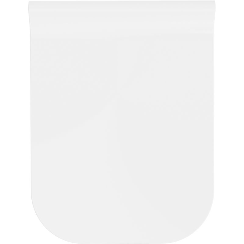Mexen sedátko wolnoopadající slim, duroplast, bílý lesk - 39070100