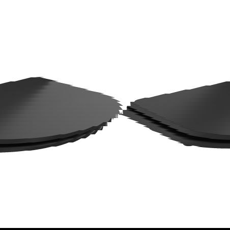 Mexen deska pomalu zavírající slim, duroplast, černá matná - 39224085