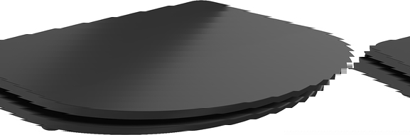 Mexen deska pomalu zavírající slim, duroplast, černá matná - 39224085