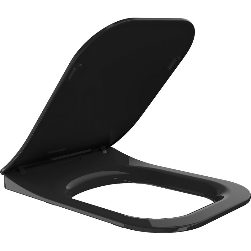 Mexen Teo deska pomalu klesající slim, duroplast, černý lesk - 39851085