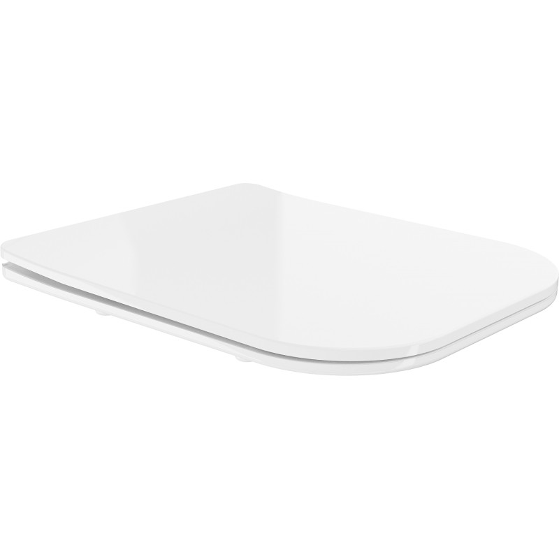 Mexen deska pomalu klesající slim, duroplast, bílá lesk - 39060100