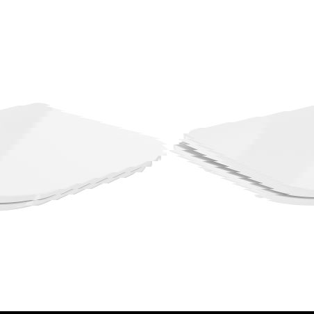 Mexen deska pomalu sklápějící slim, duroplast, bílý lesk - 39060100