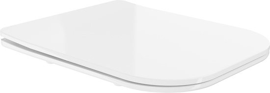 Mexen deska pomalu klesající slim, duroplast, bílá lesk - 39060100