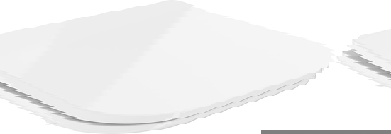 Mexen deska pomalu sklápějící slim, duroplast, bílý lesk - 39060100