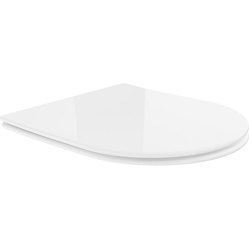 Mexen deska pomalu klesající slim, duroplast, bílá lesklá - 39040100