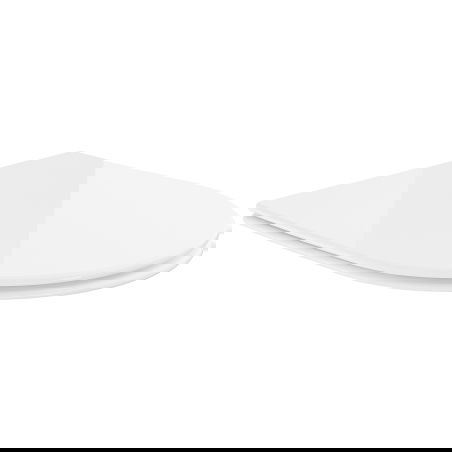 Mexen deska pomalu klesající slim, duroplast, bílá lesklá - 39040100