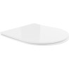 Mexen deska s pomalým zavíráním slim, duroplast, bílý lesk - 39040100