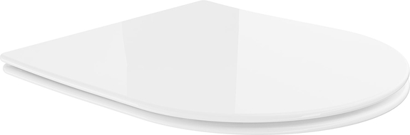 Mexen deska pomalu klesající slim, duroplast, bílá lesklá - 39040100