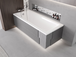 Mexen X-ST polystyrenový obal LED pro obdélníkovou vanu 160-190 x 70-90 cm, bílá - 55021-01