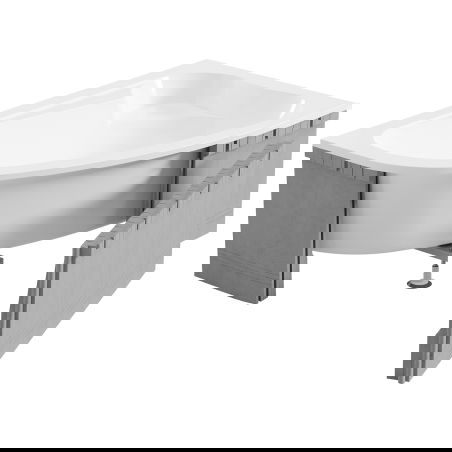 Mexen X-ST styropěnový plášť pro rohovou vanu 240 cm, bílý - 55022-00