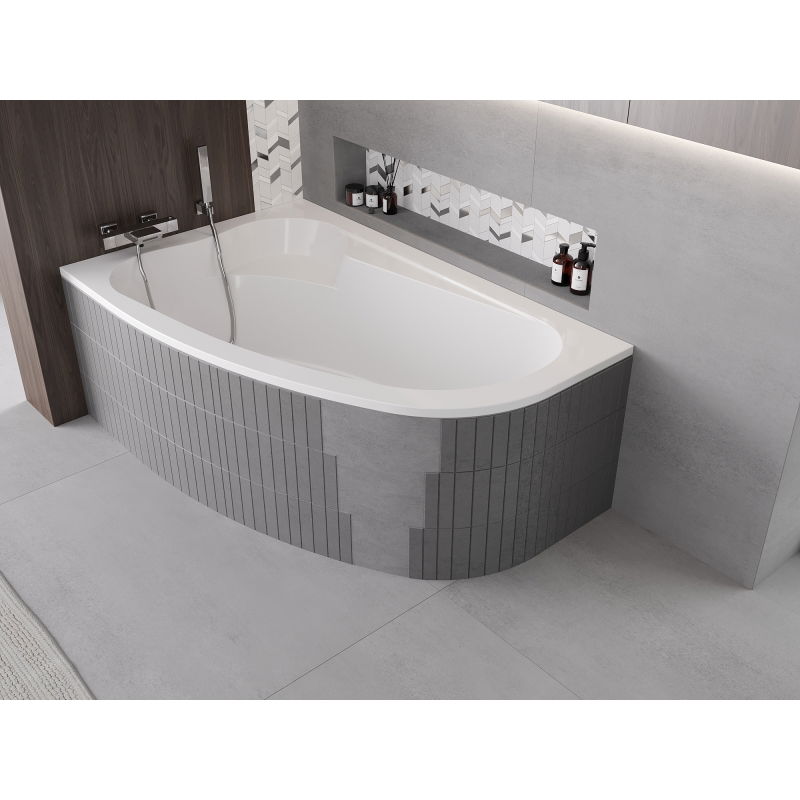 Mexen X-ST styropěnový plášť pro rohovou vanu 240 cm, bílý - 55022-00